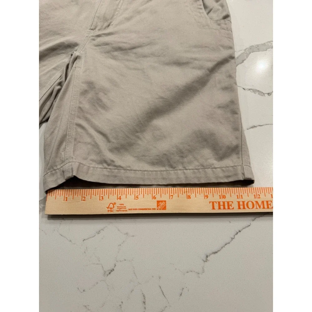 Mountain Khakis Men Relaxed Fit Jackson Hole Cotton Twill Shorts Khaki Tan 35x10 - Picture 9 of 10